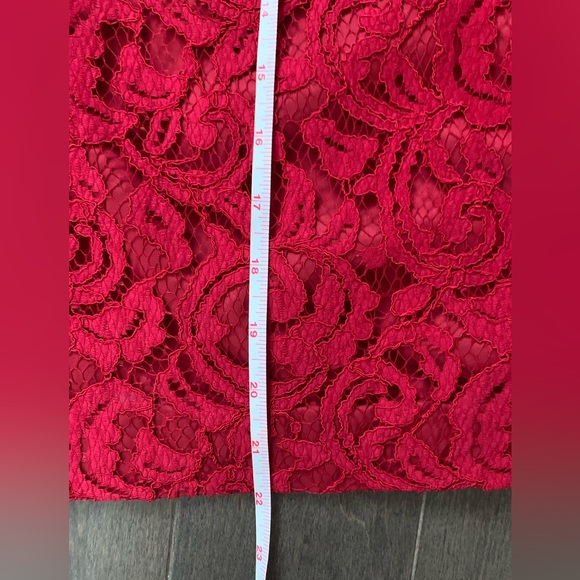 Banana Republic Red Lace Dress - Picture 11 of 11